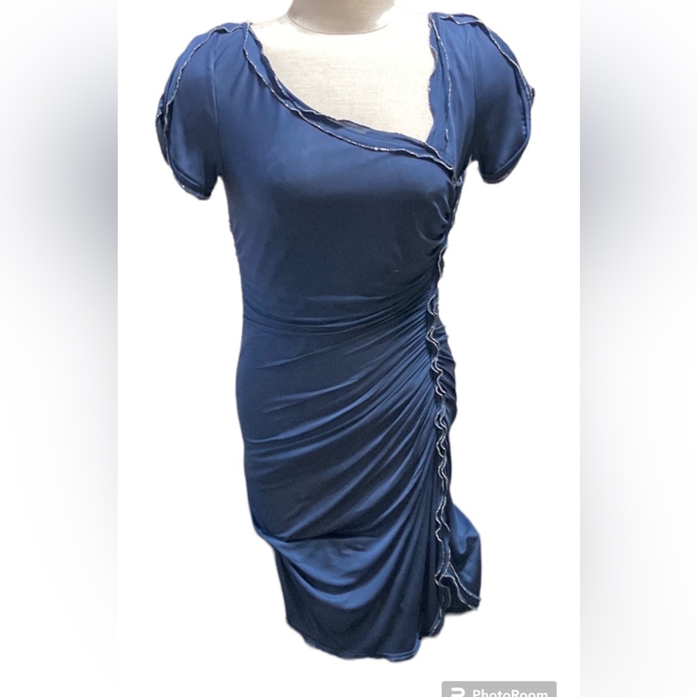 Roberto Cavalli One Shoulder Knee Length Dress